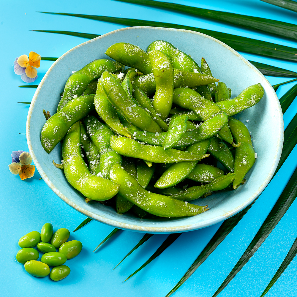 EDAMAME WITH SALT